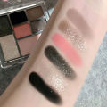 New 7 Colors Sweet Cool Smoked Eyeshadow Palette Pink-black Hot Girl Glitter Pearly Shadow Eyes Korean Makeup Pallet Cosmetics. 