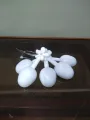 Mini  Plastic  Spoon  Set  6Pcs For Spice Jars. 