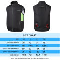 Cooling Vest Ice Fan Vest Heat Resistant Air Conditioner Clothes Breathable Wearable Cooling Fan Vest for Summer Camping Fishing. 