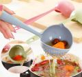 2 in 1 Big Soup Spoon Long Handle Scoop Creative Ladle Strainer Spoon Cooking Tools Kitchen Accessories Strainers Kitchen Tools. 