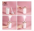 BASEUS 450ML Whale Car Home Office Humidifier Strengthened Moisturizing Effect - PINK. 