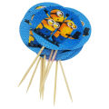 Minions Cupcake Toppers - 2.5 Inch - Minions Themed Party - Blue - Unisex - Pack Of 10. 