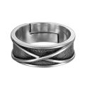 Retro Time Space Goku Black Ring Punk Gothic Open Ring For Men Handmade Unisex Designer Jewelry Accessories Anime Lovers Gift. 
