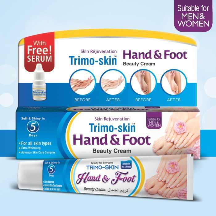 Hand Foot Whitening Cream Best Formula For All Skin Types - Moisturiser - Lotion, Cream and Scrub - Free Serum As a Gift