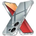 Redmi Note 13 Pro Transparent Soft Shockproof Silicone Back Cover. 