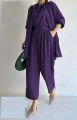 3Pc Suit* *Coat With Inner With Stylish Belt Trouser With 7 Beautiful Colors*. 