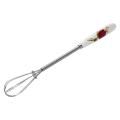 Mini Hand Whisk Stainless Steel Plastic Handle. 