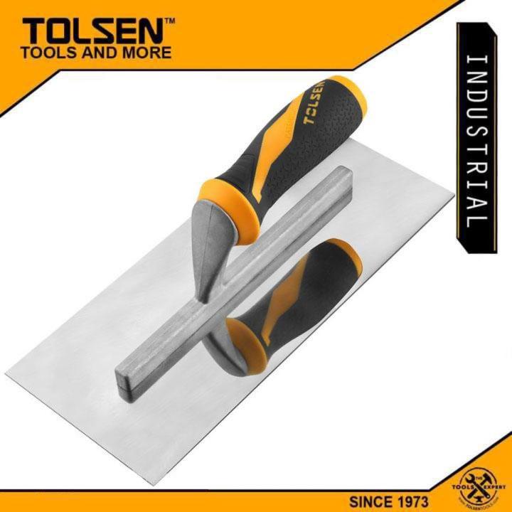Tolsen Stainless Plastering Trowel 280x120mm Industrial - 41016 - ZTs