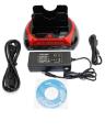 All In One HDD IDE SATA Docking Station - Red & Black. 