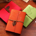 A6 Travel Journal Notebook 80 Sheets Refillable Leather Journal Diary for Men Women Vintage Planner with Blank Unlined Paper. 