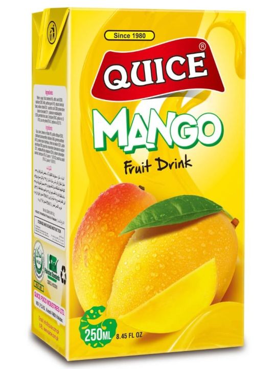 Quice Juice Perfect Mango 250ml Refreshing, Natural Mango Juice