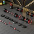 XHHDQES Dumbbell Extension Bar 40cm Arm Strength Training Barbell Build Joiner Coupler Linker Neck Pad Extension Rod Extender. 