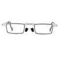 Folding Anti Blue Ray Reading Glasses Metal Rectangular Women Men Hyperopia foldable Eyeglasses Diopter +1.0 1.5 2.0 2.5 3.0 3.5 Ultralight Screwless Full Frame. 