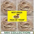 Pack Of 4 Nesting Material Grass For Parrots Birds Nest. 