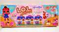 MY HAPPY FAMILY DOLL HOUSE WITH ACCESSORIES LOL SURPRISE WITH TOY FOR GIRLS. 