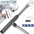 Electric Arc USB Rechargeable Flameless Arc Lighter Flexible and Windproof for Candles, Hiking,  Camping, Kitchen, Fireplaces 360 degree free rotation. 