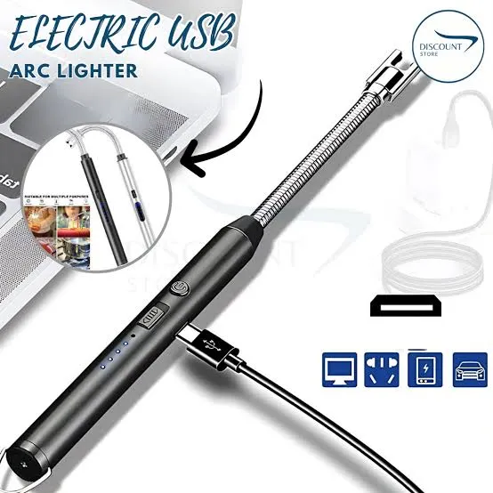 Electric%20Arc%20USB%20Rechargeable%20Flameless%20Arc%20Lighter%20Flexible%20and%20Windproof%20for%20Candles,%20Hiking,%20%20Camping,%20Kitchen,%20Fireplaces%20360%20degree%20free%20rotation%20-%20Image%205