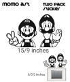 Super Mario Bros and Luigi are Available in High Characters Wall art Decals. 