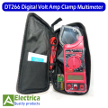 Titan DT266 AC/DC Digital Clamp Multimeter Electronic Volt AMP Resistance Tester Clamp Meter Data Hold With LCD Display (Bag, Test Leads & Battery included) by Electrica. 