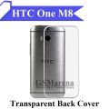 HTC M8 Jelly 1mm Ultra Thin Silicon TPU Back Cover Transparent. 
