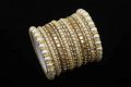 Jewellery for girls Stylish Pearl Kundan Bangle Set For Women and Girls. 