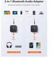 Taotronics 2 in 1 Bluetooth 5 0 Wireless 2in1 TX Transmitter RX Receiver Adapter aptX LL Low Latency Dual Link Audio Streaming Support SPDIF Digital Optical Fiber TOSLINK 3.5mm AUX RCA For TV Home Audio System Headphones Speakers Amplifiers Samsung TV LED. 