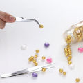 Cake decoration tweezers clip stainless steel straight head elbow birthday cake tools supplies brush small brush. 