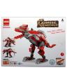 Jurassic Dinosaur - Red Tyrannosaurus Building Blocks. 