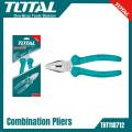 TOTAL 180mm Combination Pliers with One Color Handle THT110712. 