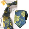 Men Printed Tie Retro Silky Smooth Men's Business Tie for Work Formal Occasions Lightweight Anti-wrinkle Necktie for Party Wedding Men Adjustable Tie. 
