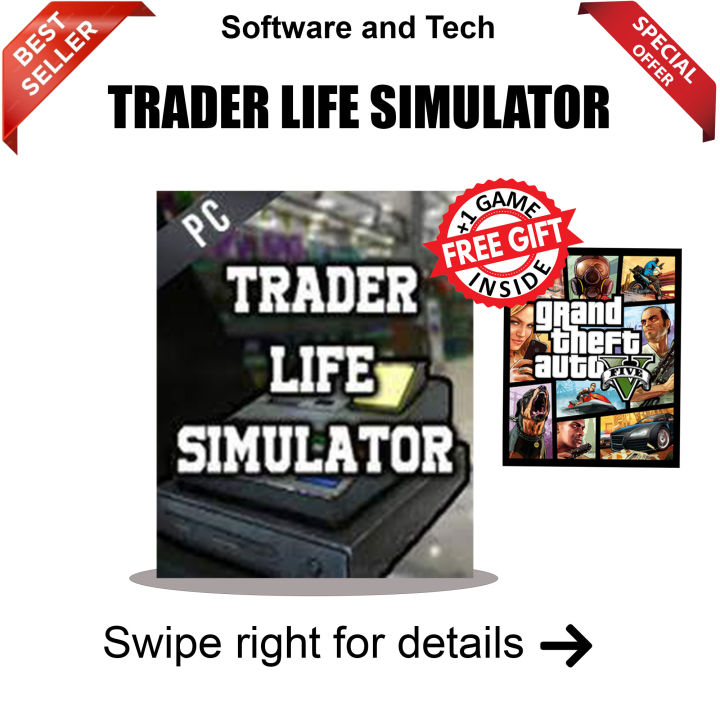Trader Life Simulator - Game For PC with free Gift (Google Drive/ Mediafire)