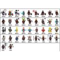 Lego Minifigures Naruto Series Vorta Naruto Qiki Kakashi Assembled Children's Toy with Building Blocks Toys. 