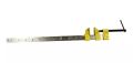 24" S-CLAMP Heavy Duty QT450 Steel Clamp Max Load 750 kg Industrial Strength High Quality Construction Secure Grip Ideal For Workbench, Carpentry, Metalworking - UYUSTOOLS PRS24U. 