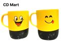Smile Face Big Mug with beautiful emoji for tea, juice, coffee - Baby Mug for tea and juice (2 in 1) - Plastic Mugs for Coffee - Mugs for girls - Mugs for Kids - Mugs for gift. 