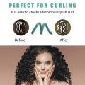 Foam Roller Heatless Hair Curler 10 Pcs Curls Roller Tools Coiled Curls Overnight Curls Hair Curlers Without Heat Curl Sponge Foam Roller THIN ROLLERS. 