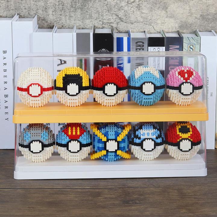 Poké Ball Tiny Particle Building Blocks Lego Homemade Handmade Gift Boyfriend Boys Birthday Gift Pikachu Toys