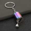 Creative gift car metal keychain turbo gear hub pendant brake disc shock absorber Pendant. Metal Gear Box keychain and Disk Brake Metal Keychain Style Car Key Chain Gear Shift Knob Key Ring Gift / Stylish Metal Gear Box Design Car Key Chain. 