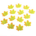 50Pcs Artificial Maple Leaves Autumn Leaves for Home Wedding Christmas Party Decoration Fabric Maple Leaf. 