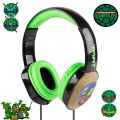 TEENAGE MUTANT NINJA TURTLES HEADPHONES WITH 4 CHANGEABLE FACEPLATES TOYS GAMES CARTOON. 