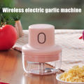 Mini Food Chopper Electric - 250ML Kitchen Food Processor and Blender, USB Charging Portable Vegetable Fruit Meat Garlic Onion Ginger Chopper with 3 Sharp Blades Grinder for Baby Food Salad. 