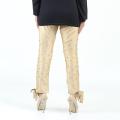 Silk Bow Trouser With Pearls Skin. 