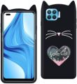 Oppo F17 Love Cat Mobile Cover For Girls. 