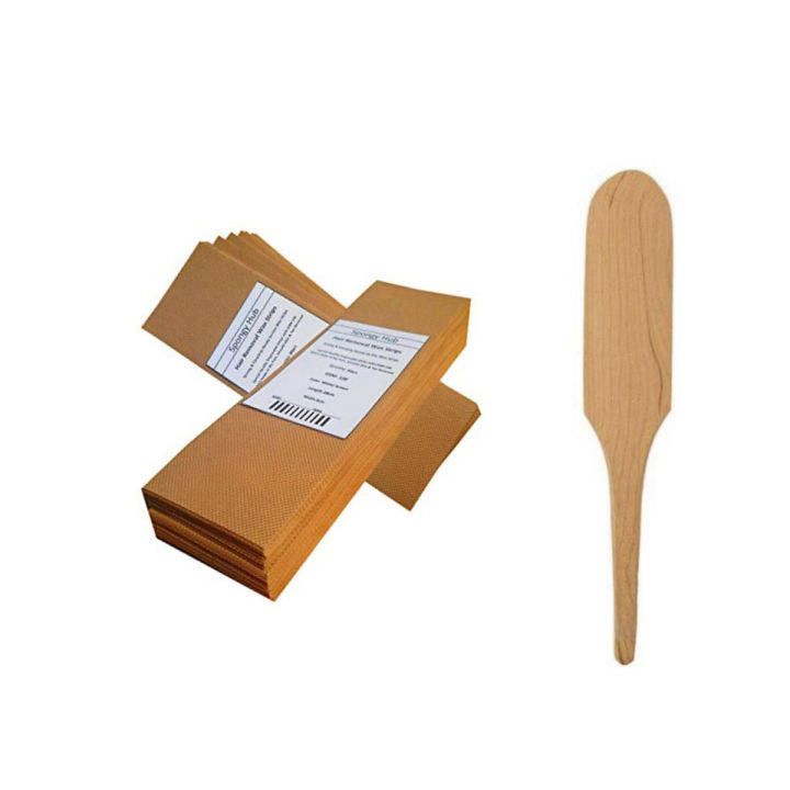 Lubna's%20Wonder%20Wax%20With%20Spatula%20&%2050%20pcs%20Strips%20-%20Lubnas%20Hair%20Removal%20Wax%20With%20Waxing%20Paper%20&%20Applicator%20Stick%20-%20Image%205