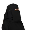 Saudi Niqab, Kashkaa Ready-to-Wear Hijab, Extra Small, High-Quality Shiffon Fabric, Comfortable Design. 