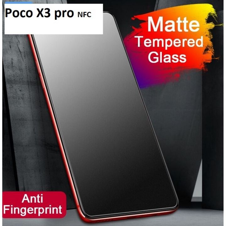 Redmi Xiaomi Mi Poco X3 NFC / Poco X3 / Poco X3 Pro / Note 9s / Note 9 Pro Ceramic matte paper unbreakable antishock hybrid film 9D/11D/21D temper Fiber protector sheet glass
