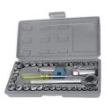 ORIGINAL AIWA 40 Pcs (Including Box) Combination Socket Wrench Tool Set 40 Pcs Screwdriver Set. 