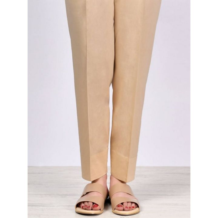 Neat Stitched Skin Cotton Straight Trouser Capri Pants For Girls Ladies-Assorted Colors Available