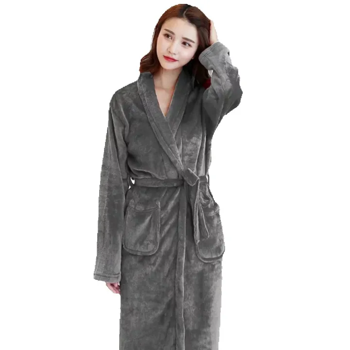 Men%20Women%20Towel%20Bathrobe-Grey%20-%20Image%204