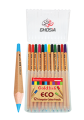 Goldfish Eco Triangular Full Size Set of 12 Beautiful Colors With Full Plastic Casing Packaging – 1953. 