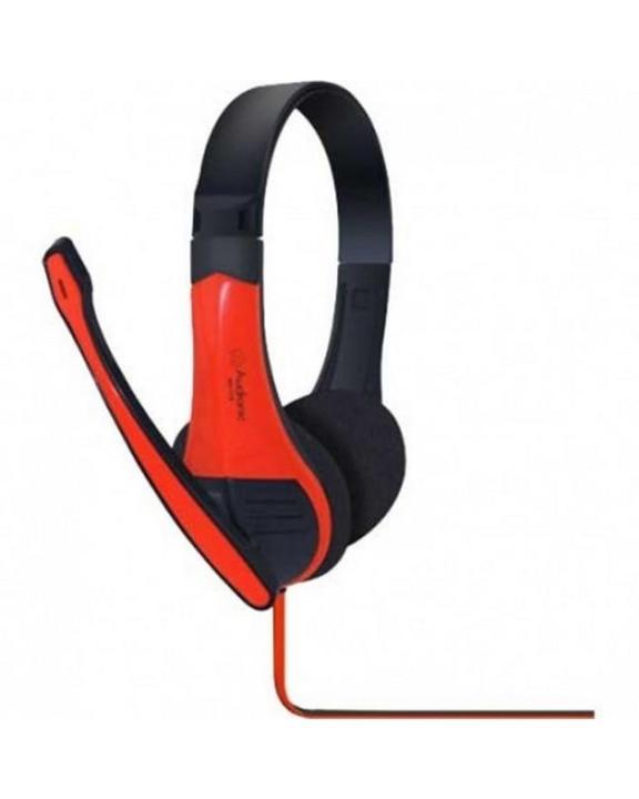 AH-715 - ECCO Headphones - Black With Red